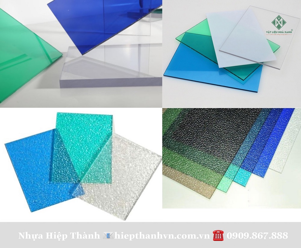 Tấm lợp lấy sáng polycarbonate đặc ruột